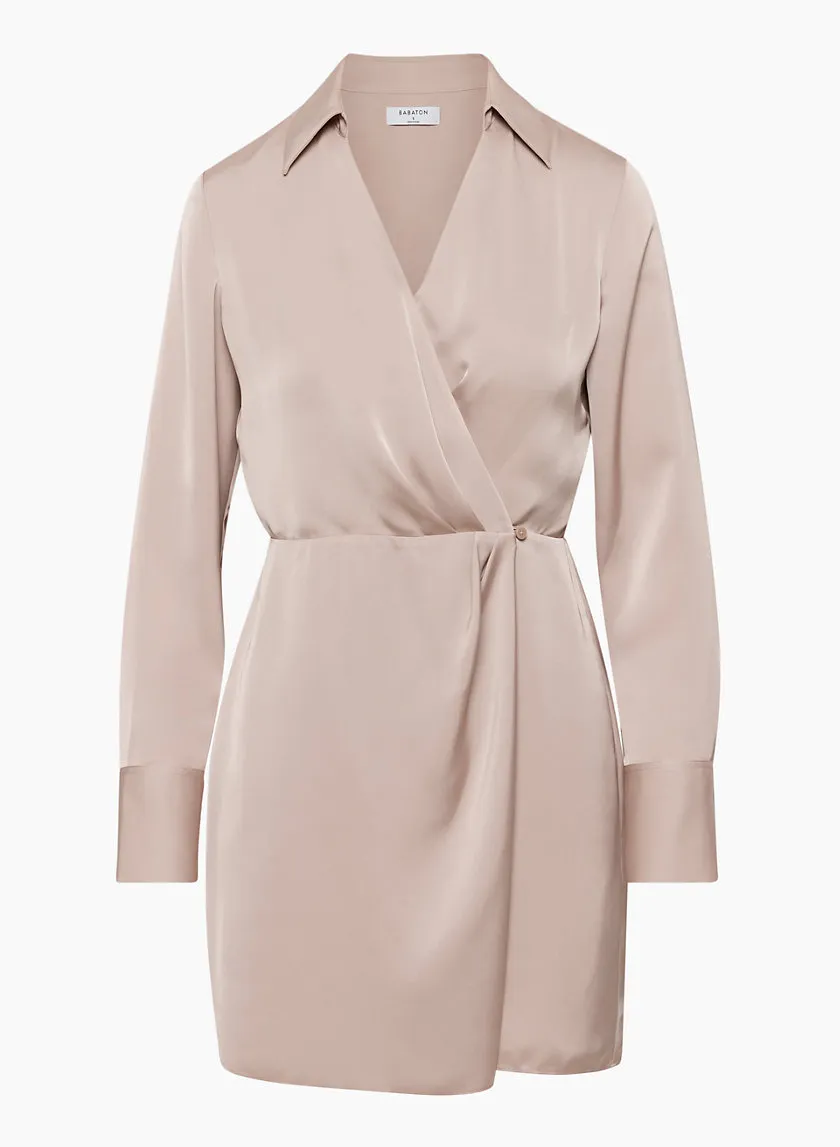 larchmont satin dress