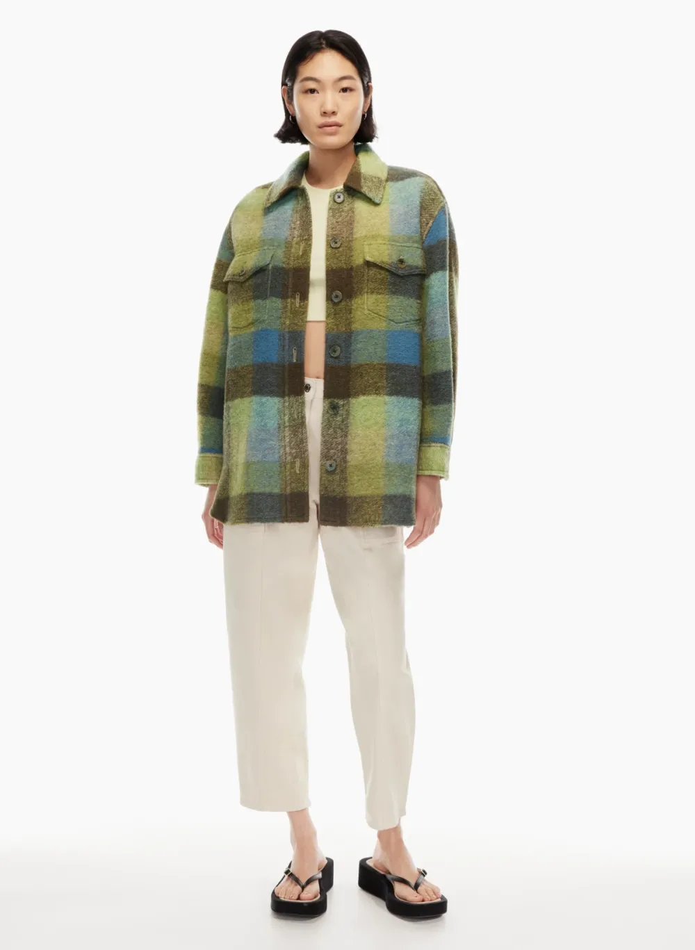 the gannaTM shirt jacket