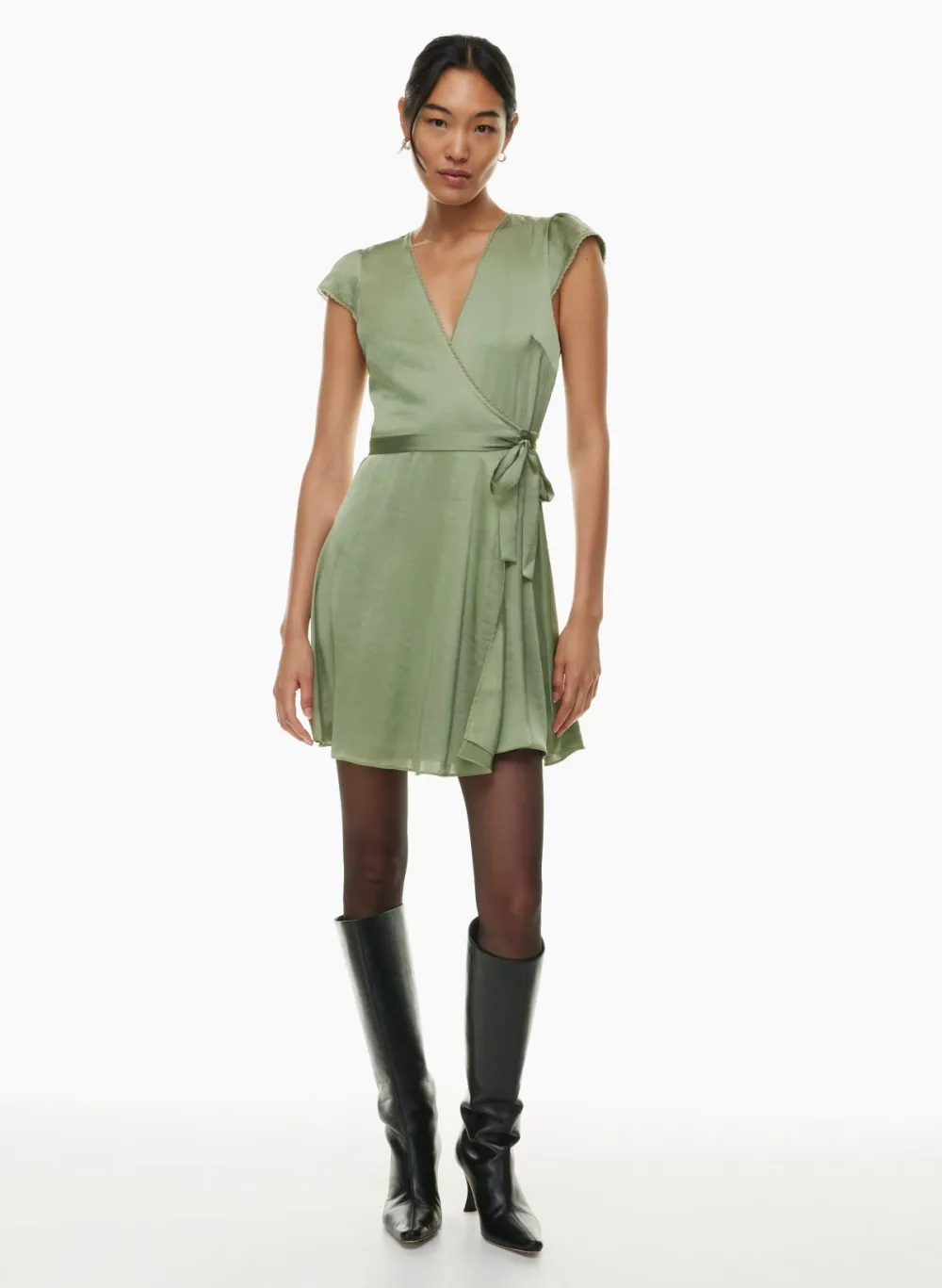 mademoiselle satin dress