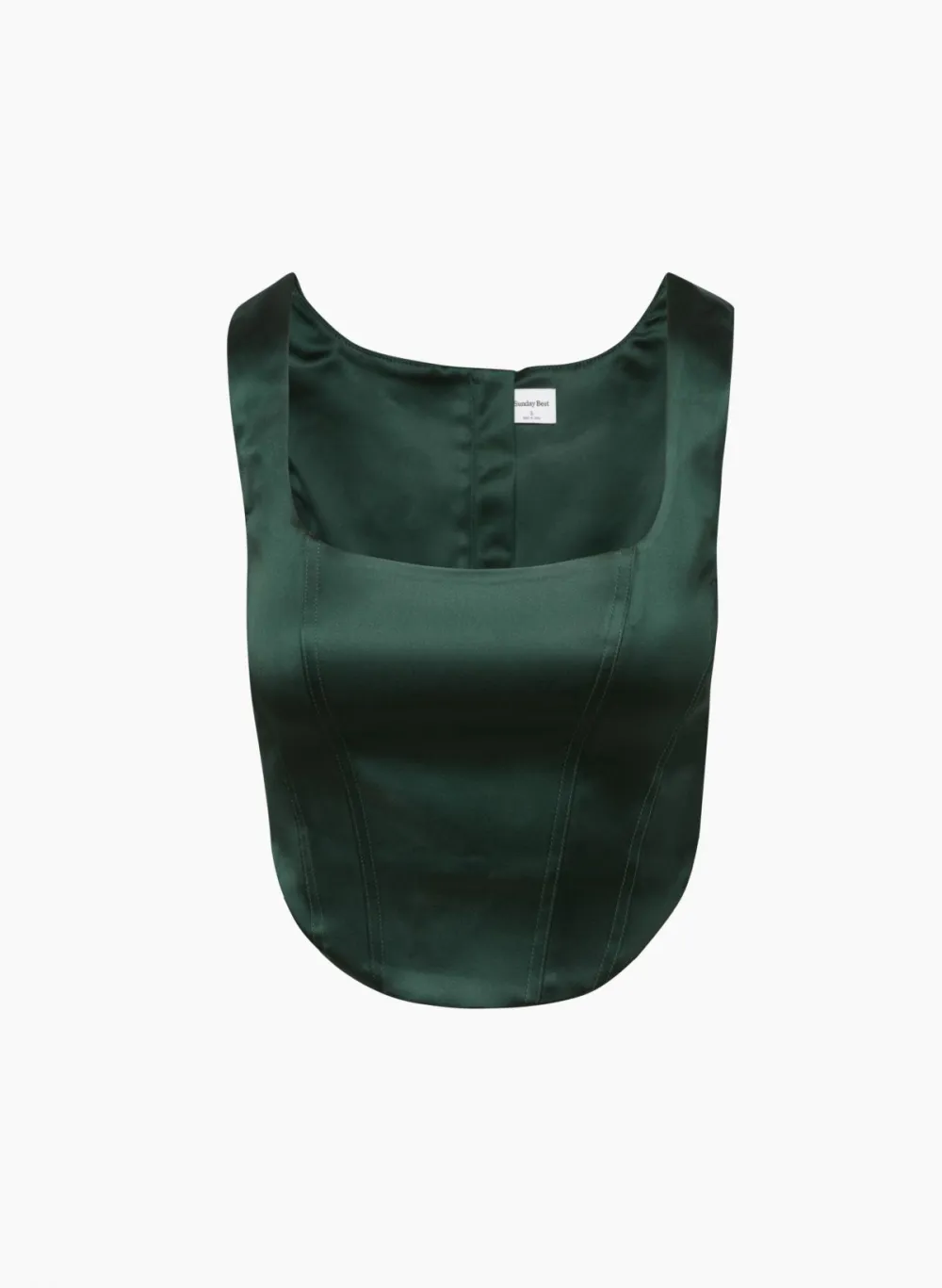 shiloh satin bustier