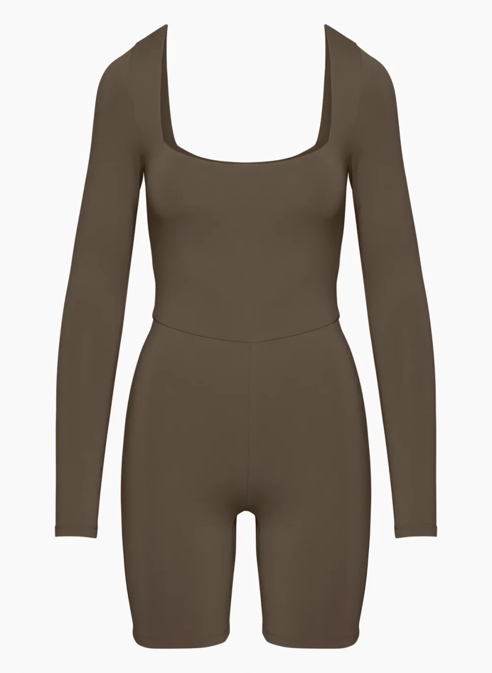 contour squareneck longsleeve romper
