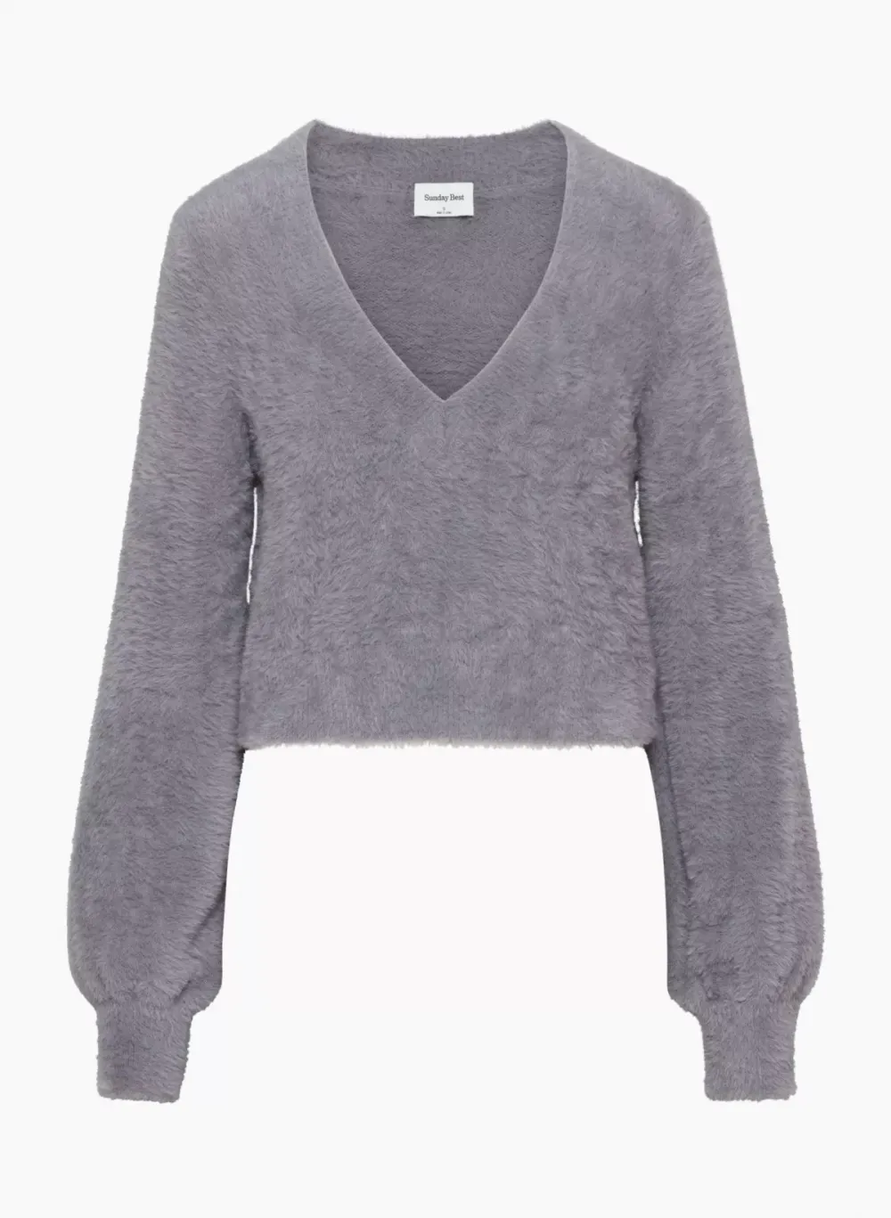 kitten v-neck sweater