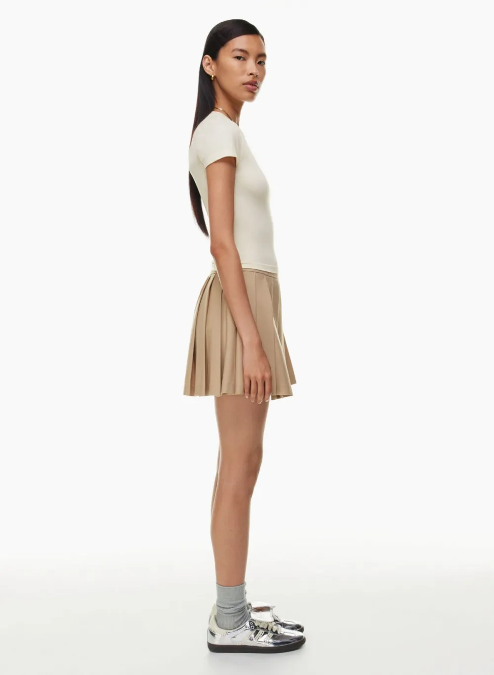 olympia pleated skirt