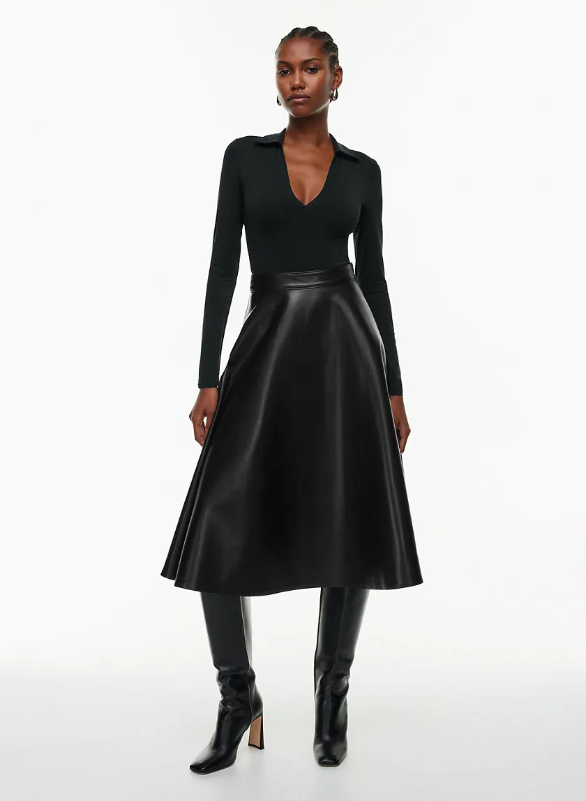 contour polo longsleeve bodysuit