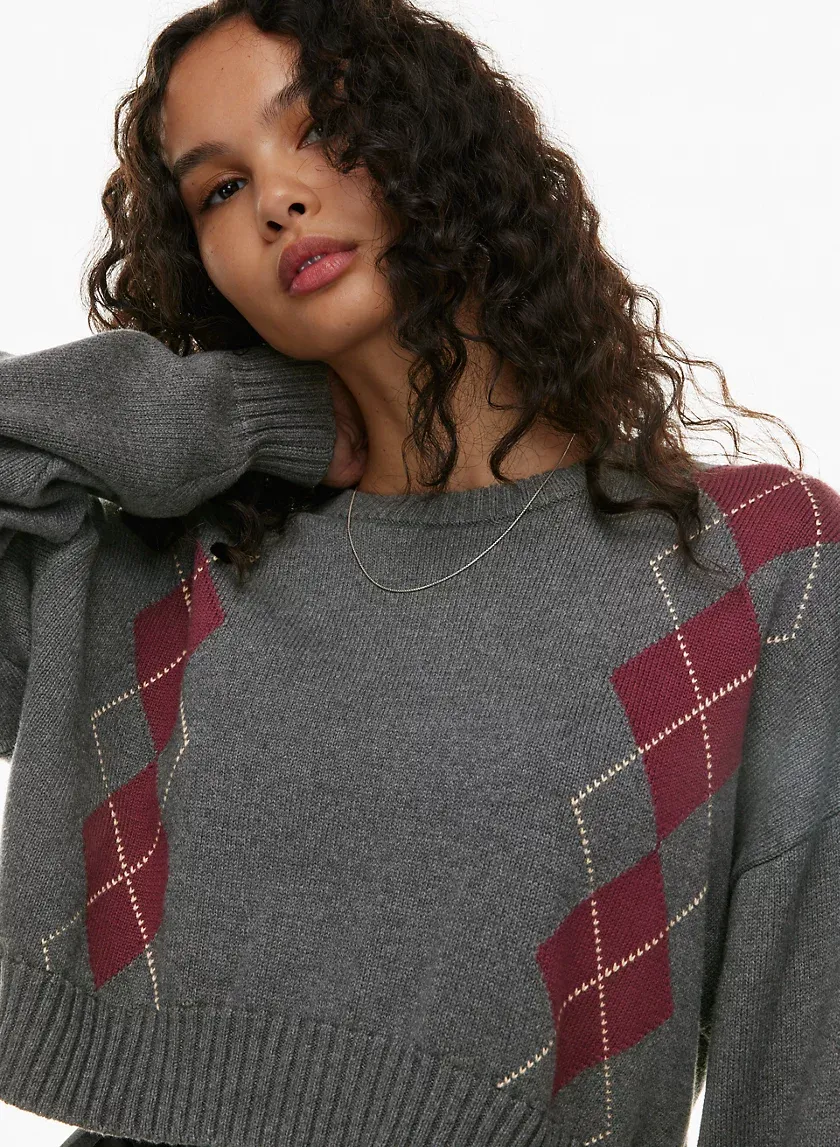 peggy cropped sweater