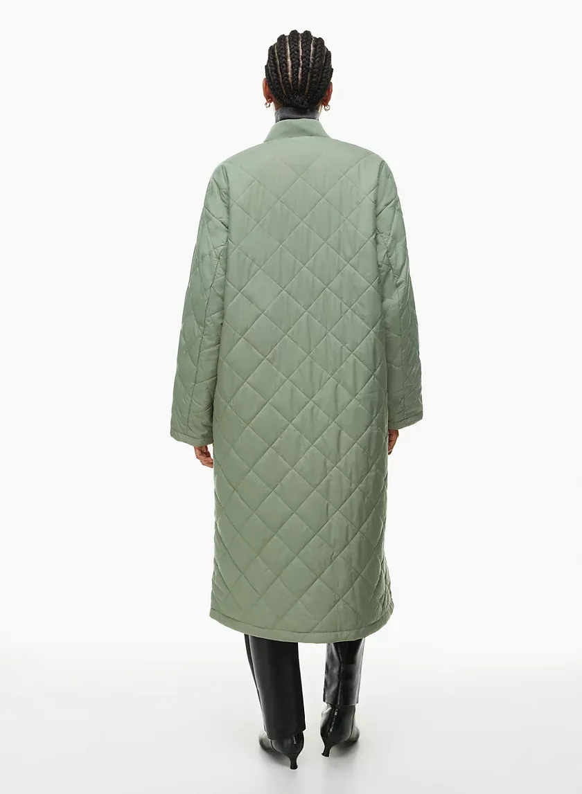 pavant quilted long jacket