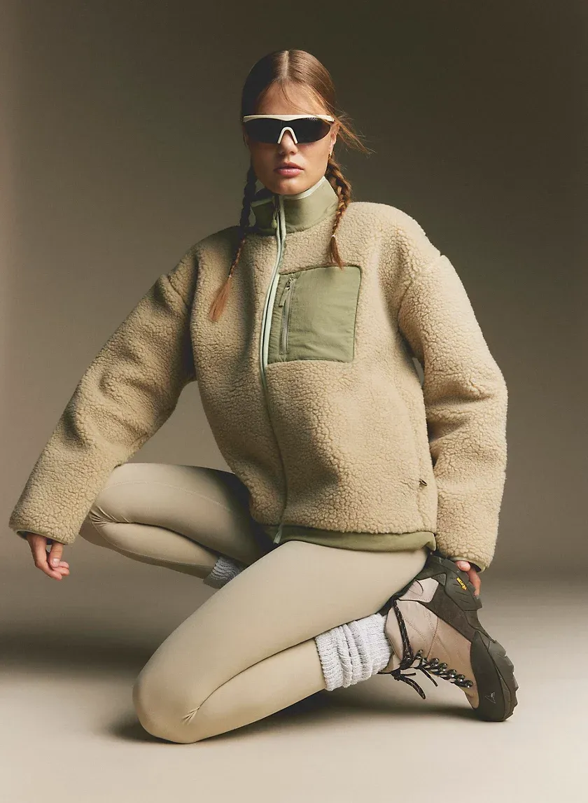 snoblock polar shred mockneck jacket