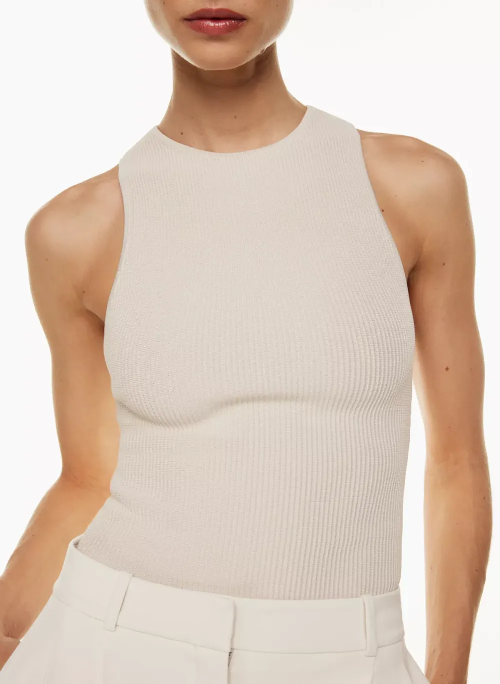 sculpt knit racer tank