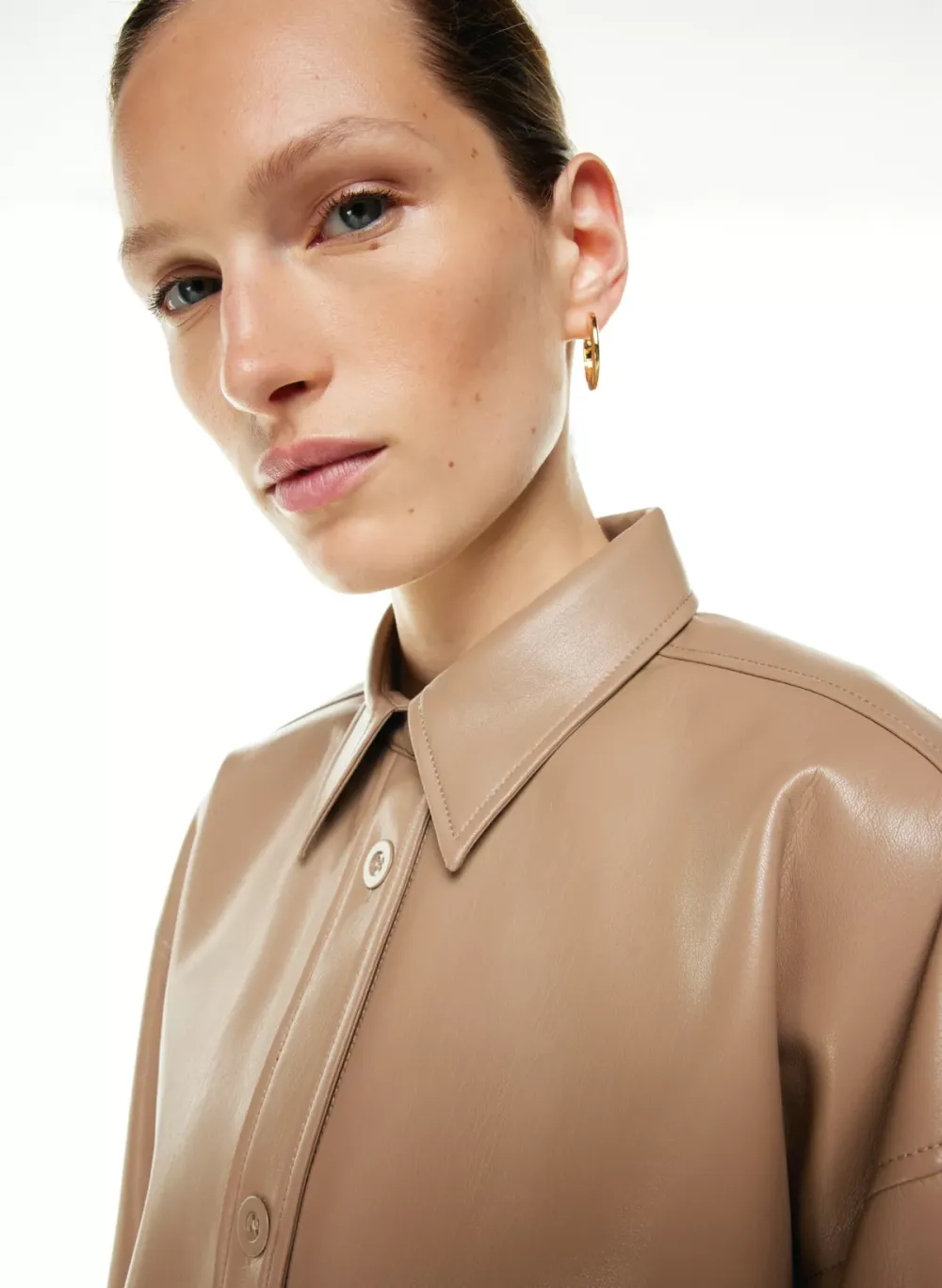 pelli hip shirt jacket