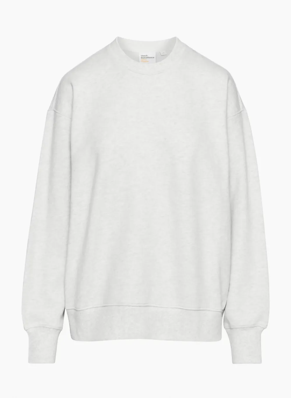 terry fleece boyfriend crew sweatshirt