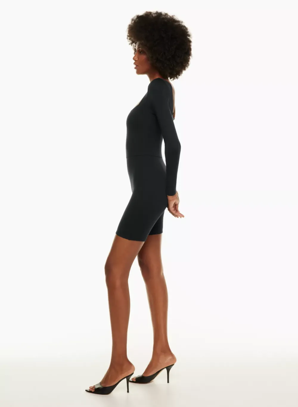 contour squareneck longsleeve romper