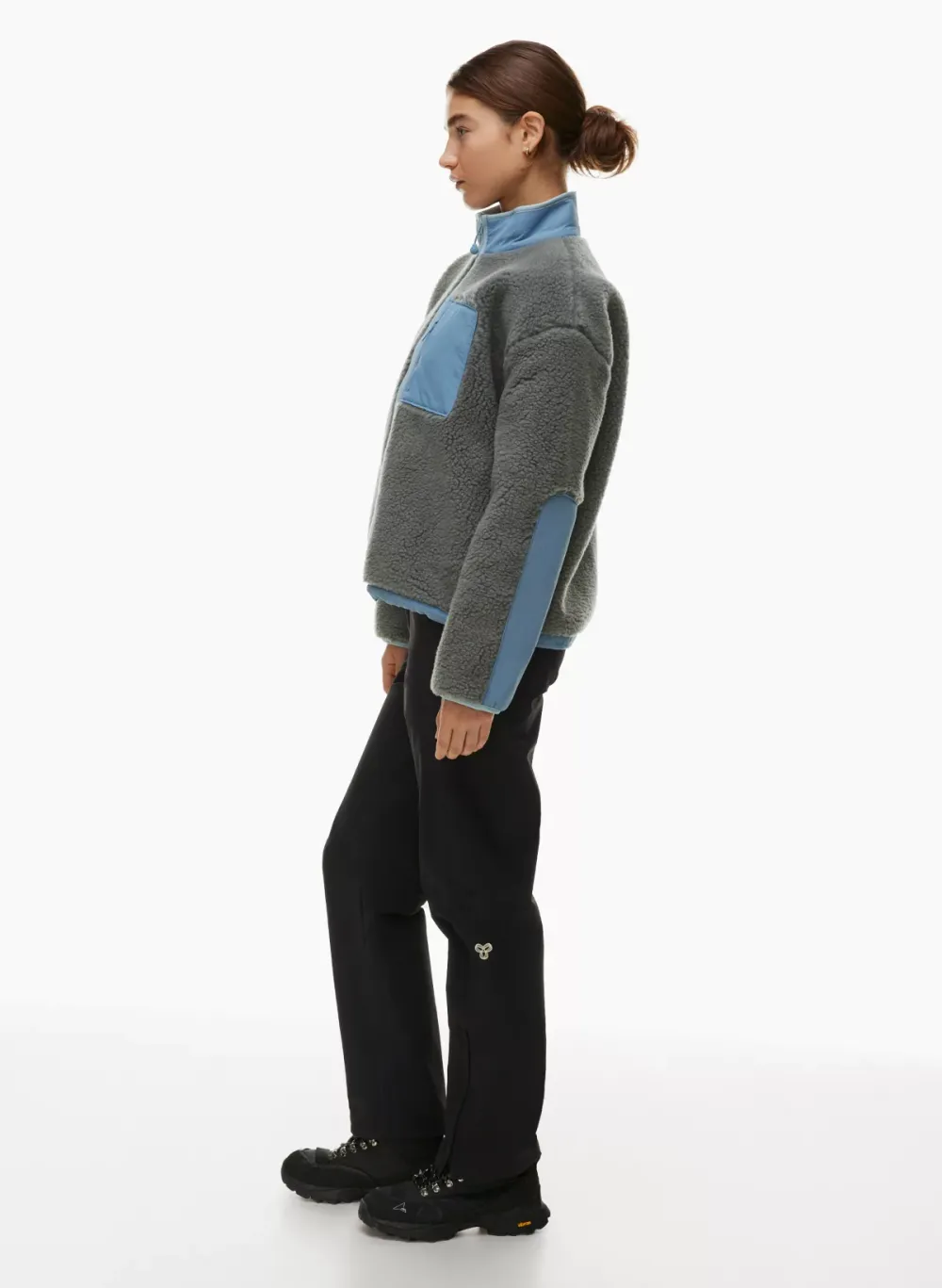 snoblock polar shred mockneck jacket