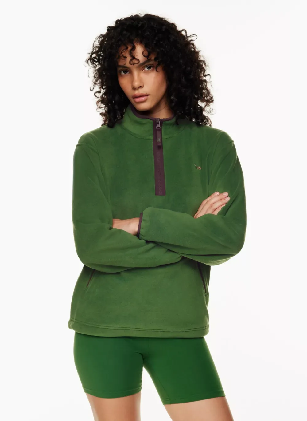 sno polar 1⁄4 zip hip sweater