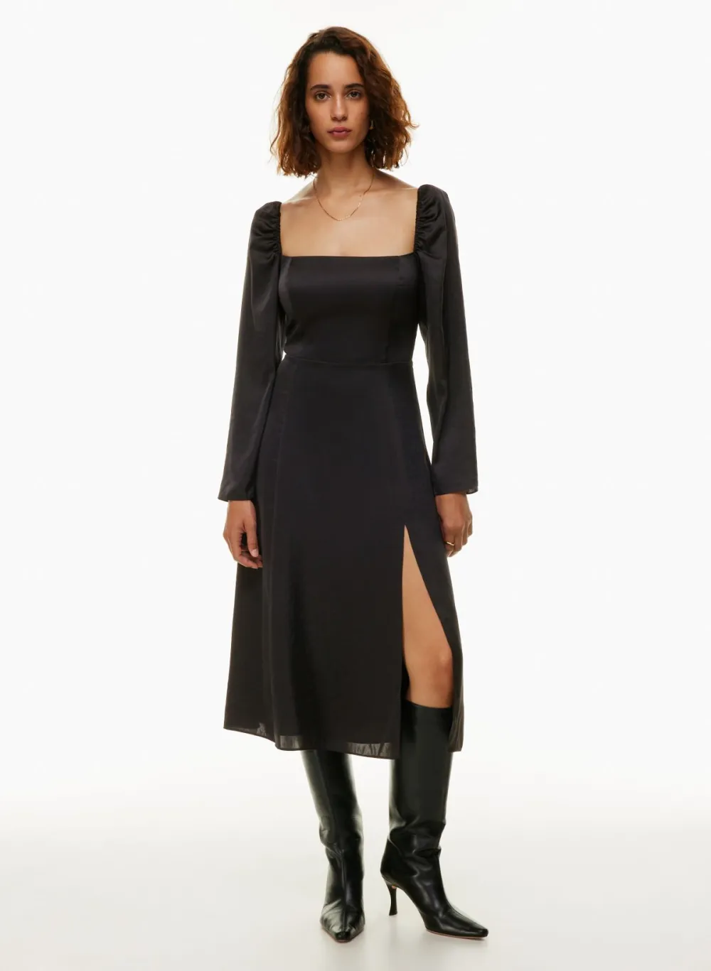 bridgerton satin dress