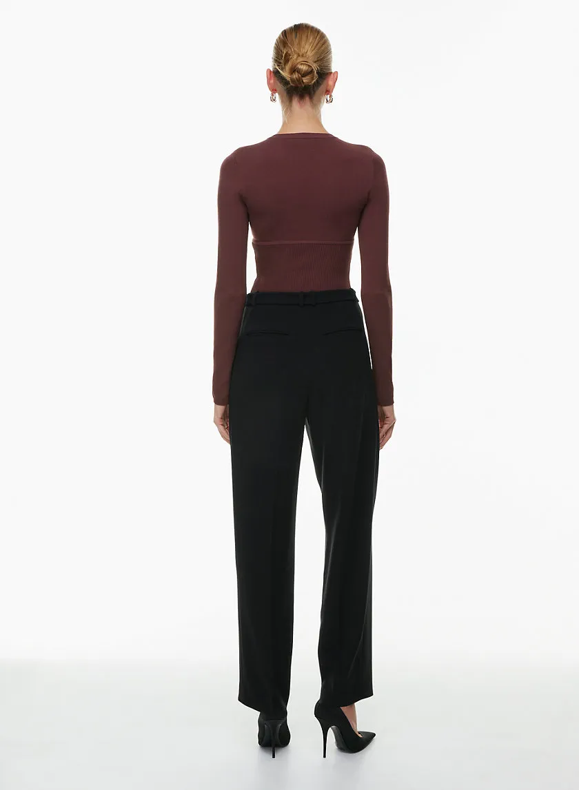 sculpt knit empire longsleeve