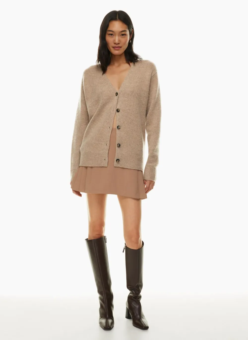 luxe cashmere parco sweater