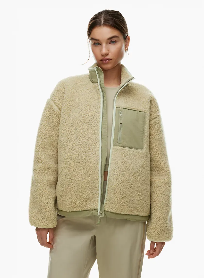 snoblock polar shred mockneck jacket