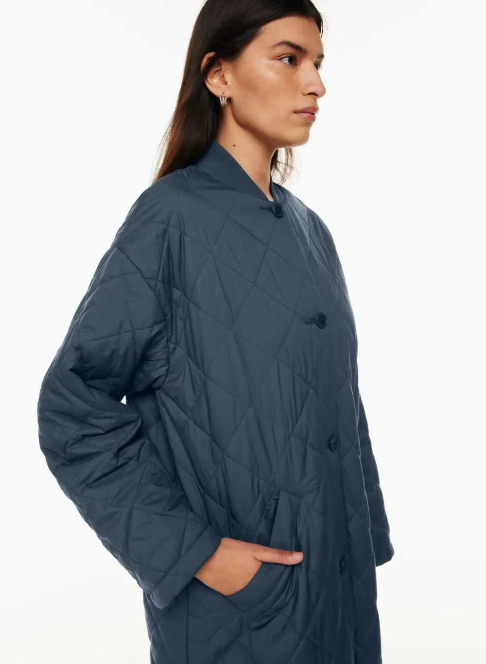 pavant quilted long jacket