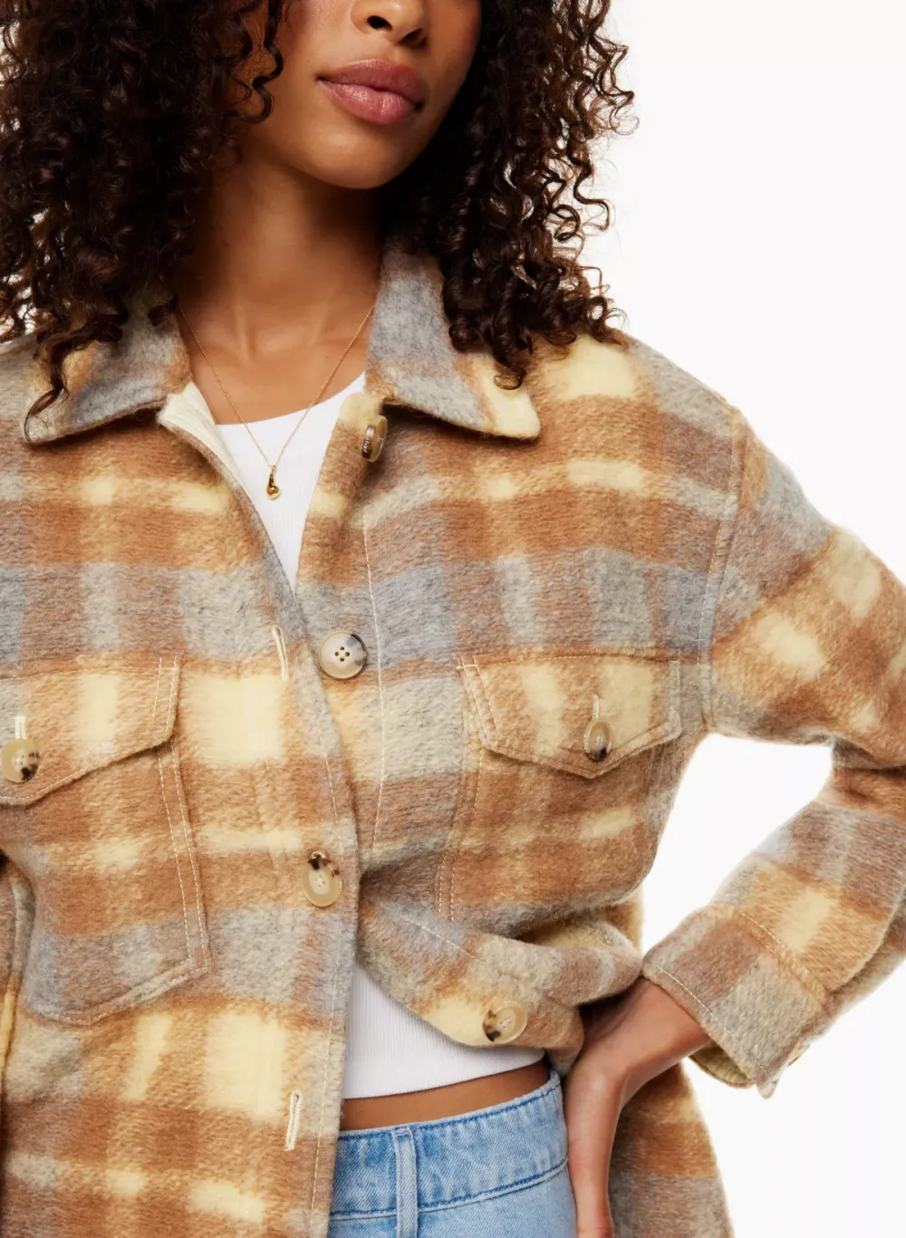 the gannaTM shirt jacket