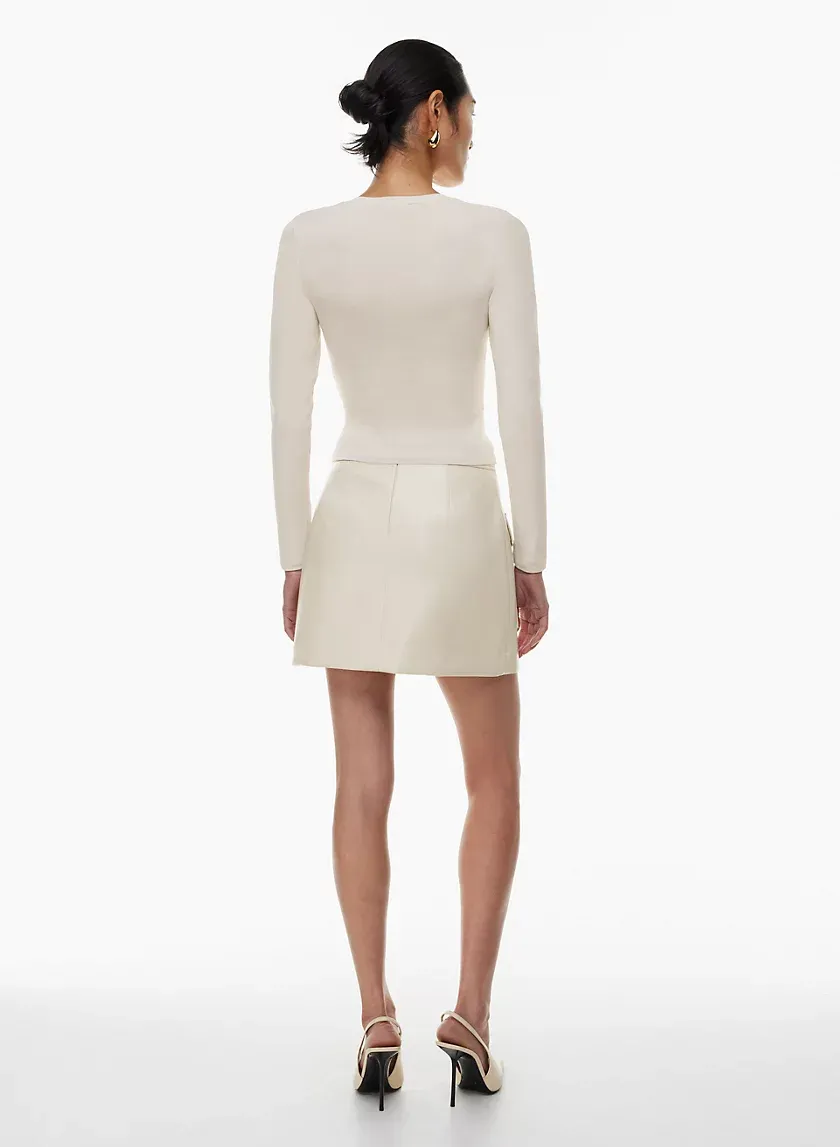 sculpt knit crew longsleeve