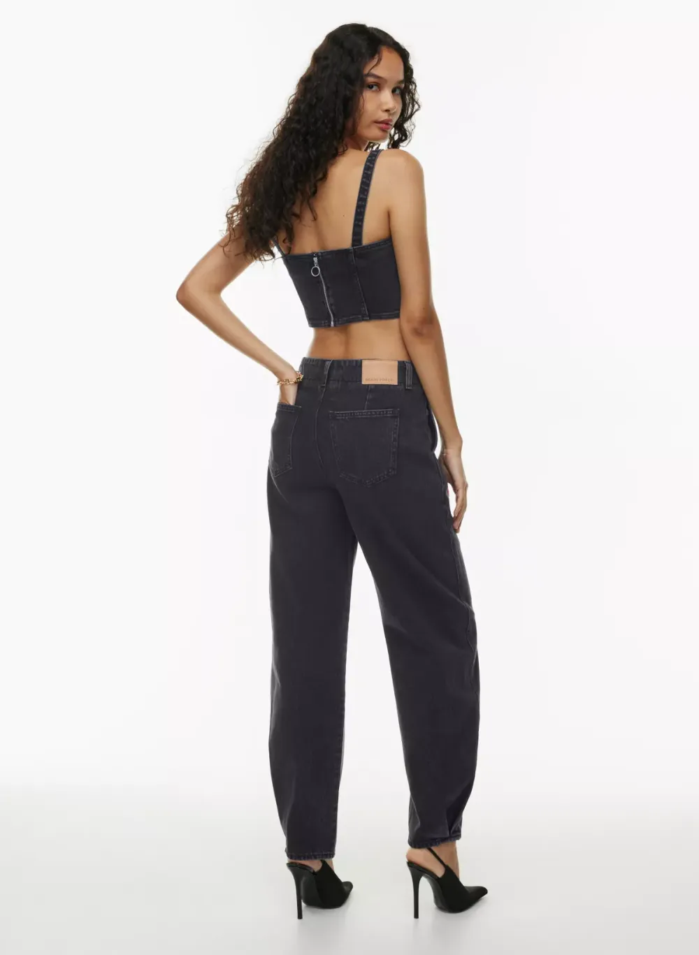 the '90s lana hi-rise baggy trouser jean