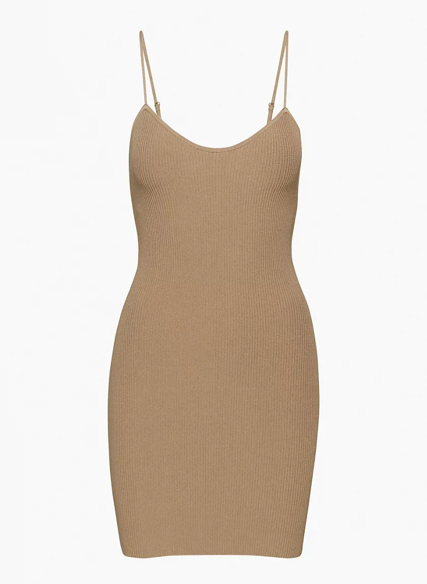 sculpt knit sweetheart dress