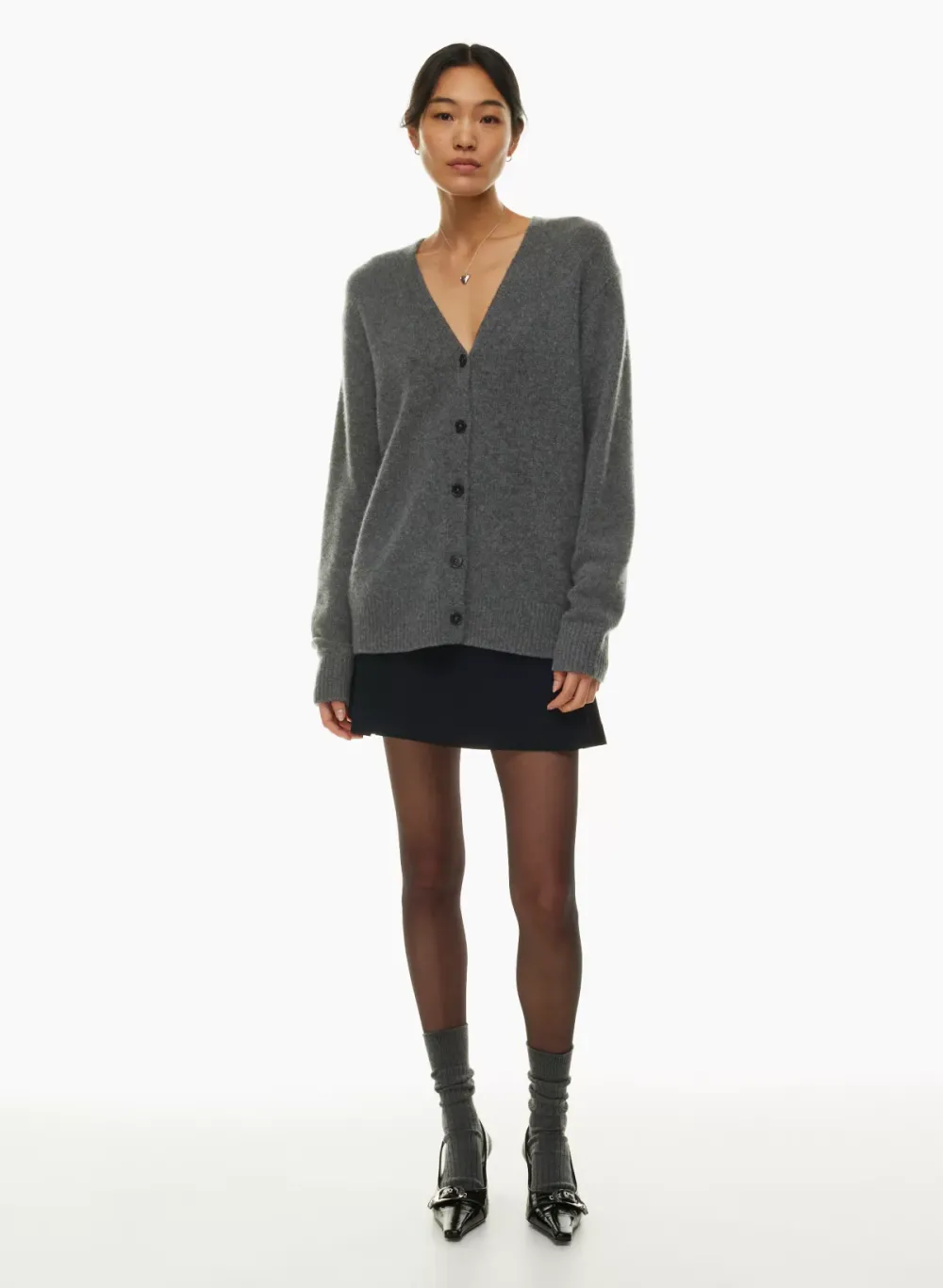 luxe cashmere parco sweater
