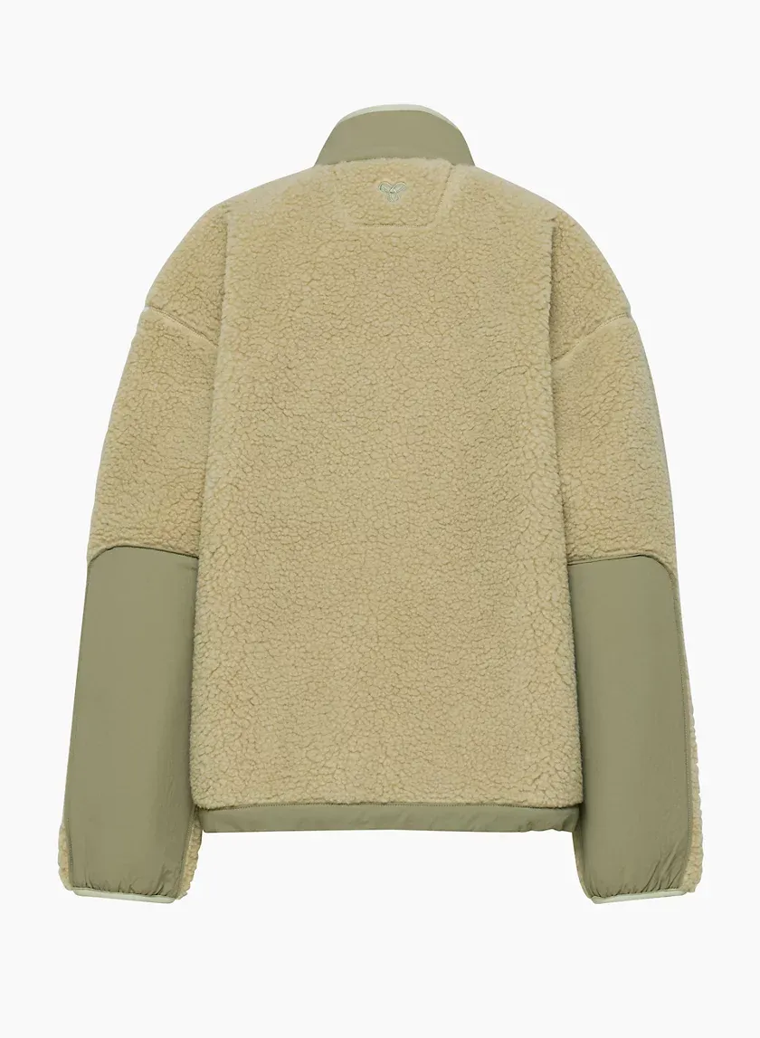 snoblock polar shred mockneck jacket