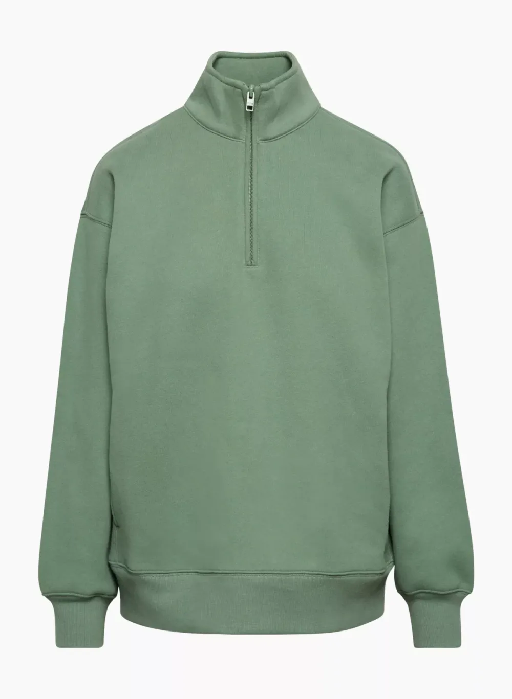 cozy fleece boyfriend 1/4 zip sweatshirt