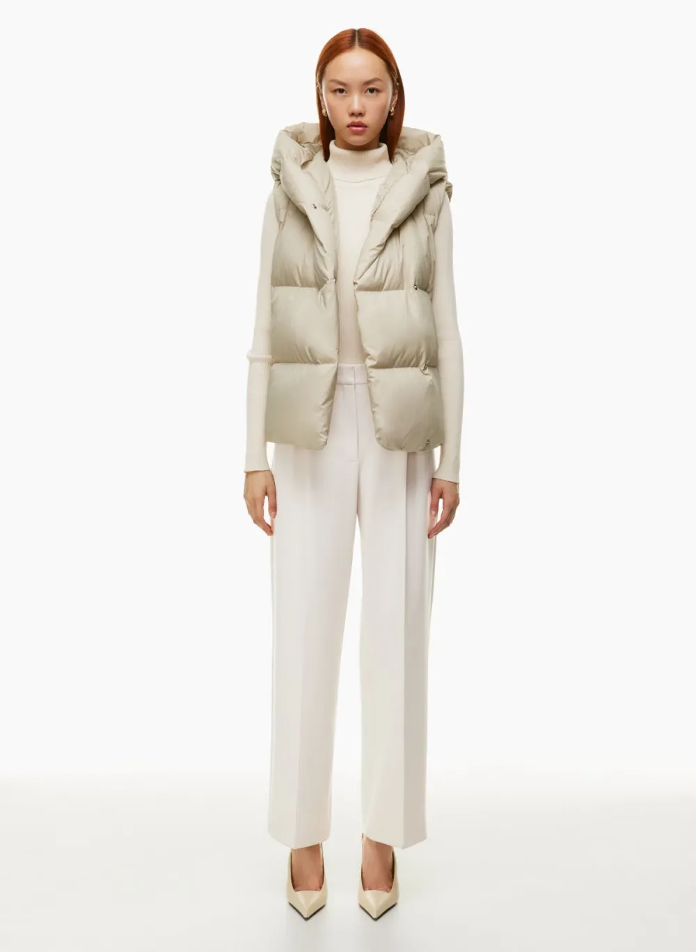 the duvet puffer vest