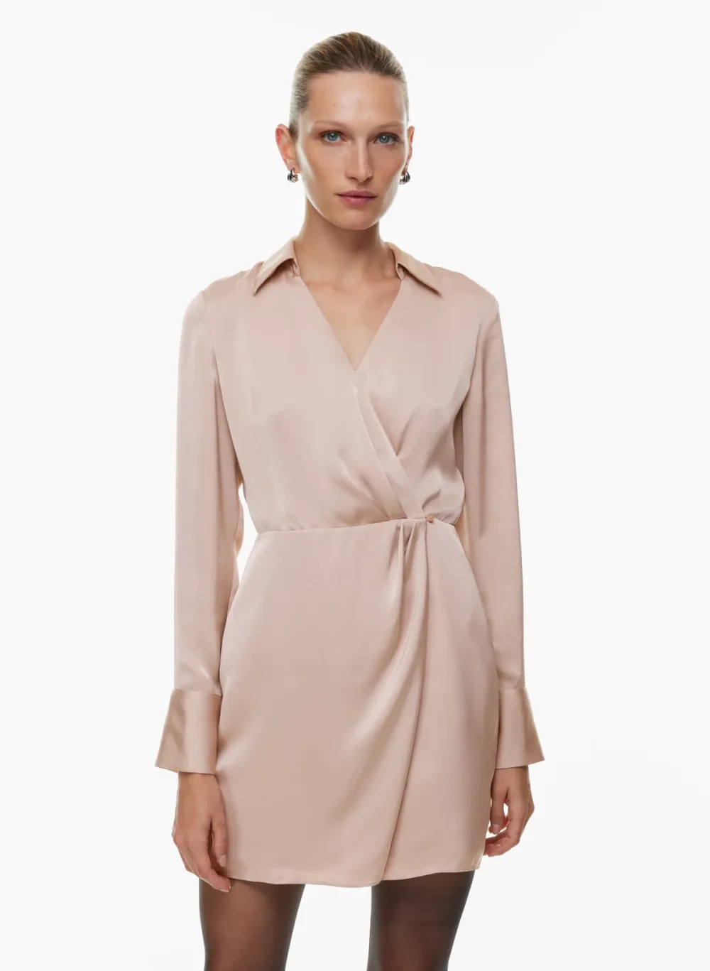 larchmont satin dress