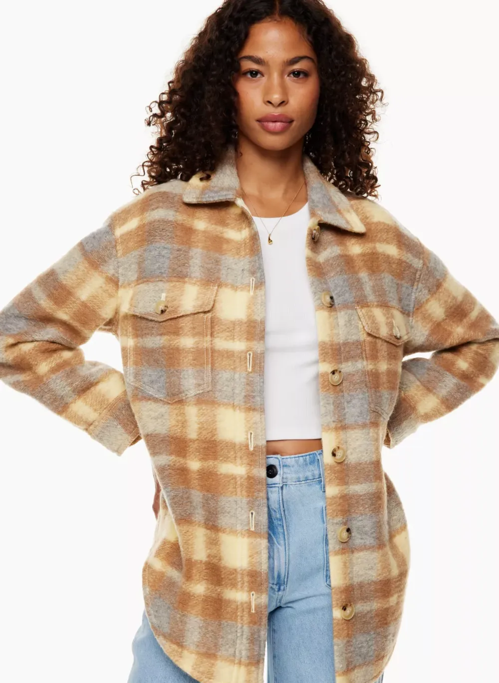 the gannaTM shirt jacket