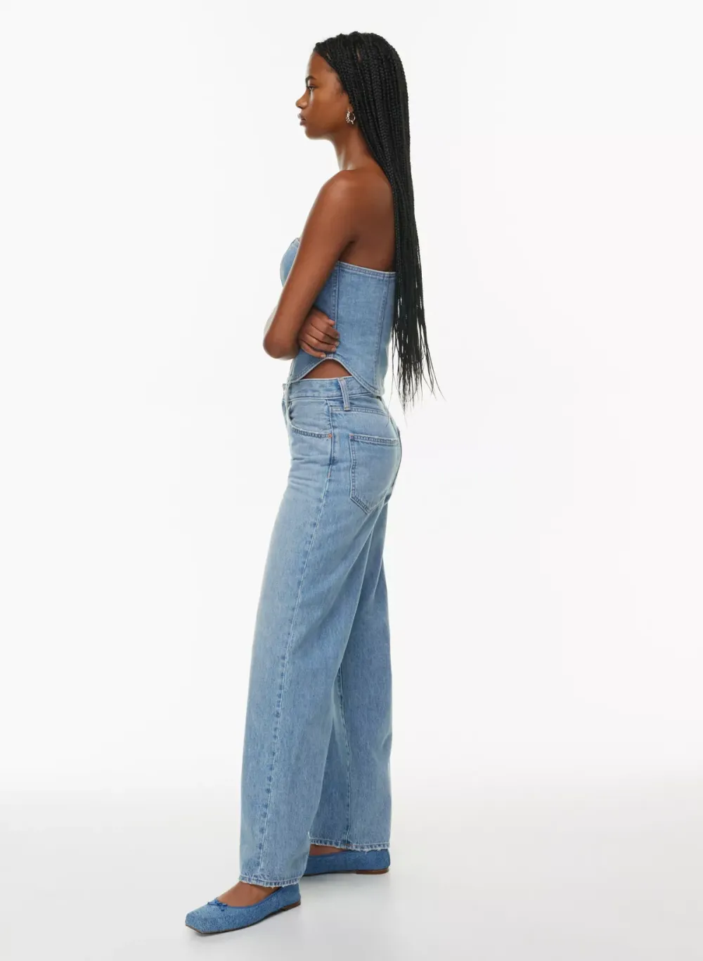 the '90s winona lo-rise wide jean