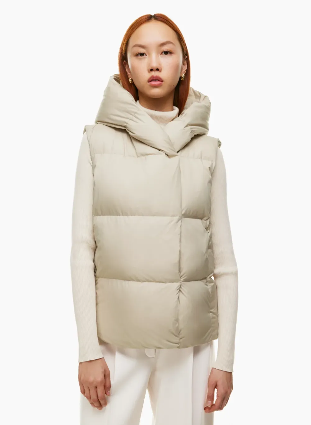the duvet puffer vest