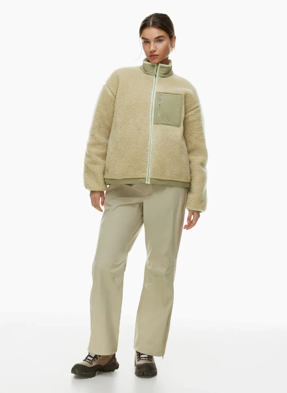 snoblock polar shred mockneck jacket