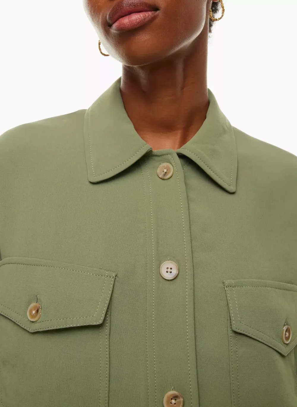 the gannaTM shirt jacket