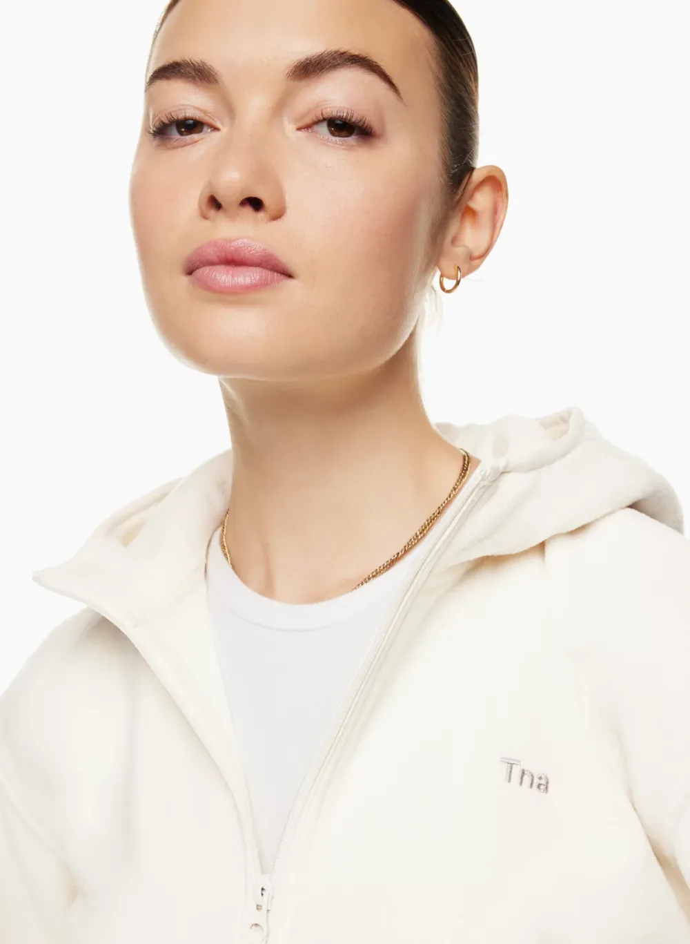 sno polar oversized zip hoodie