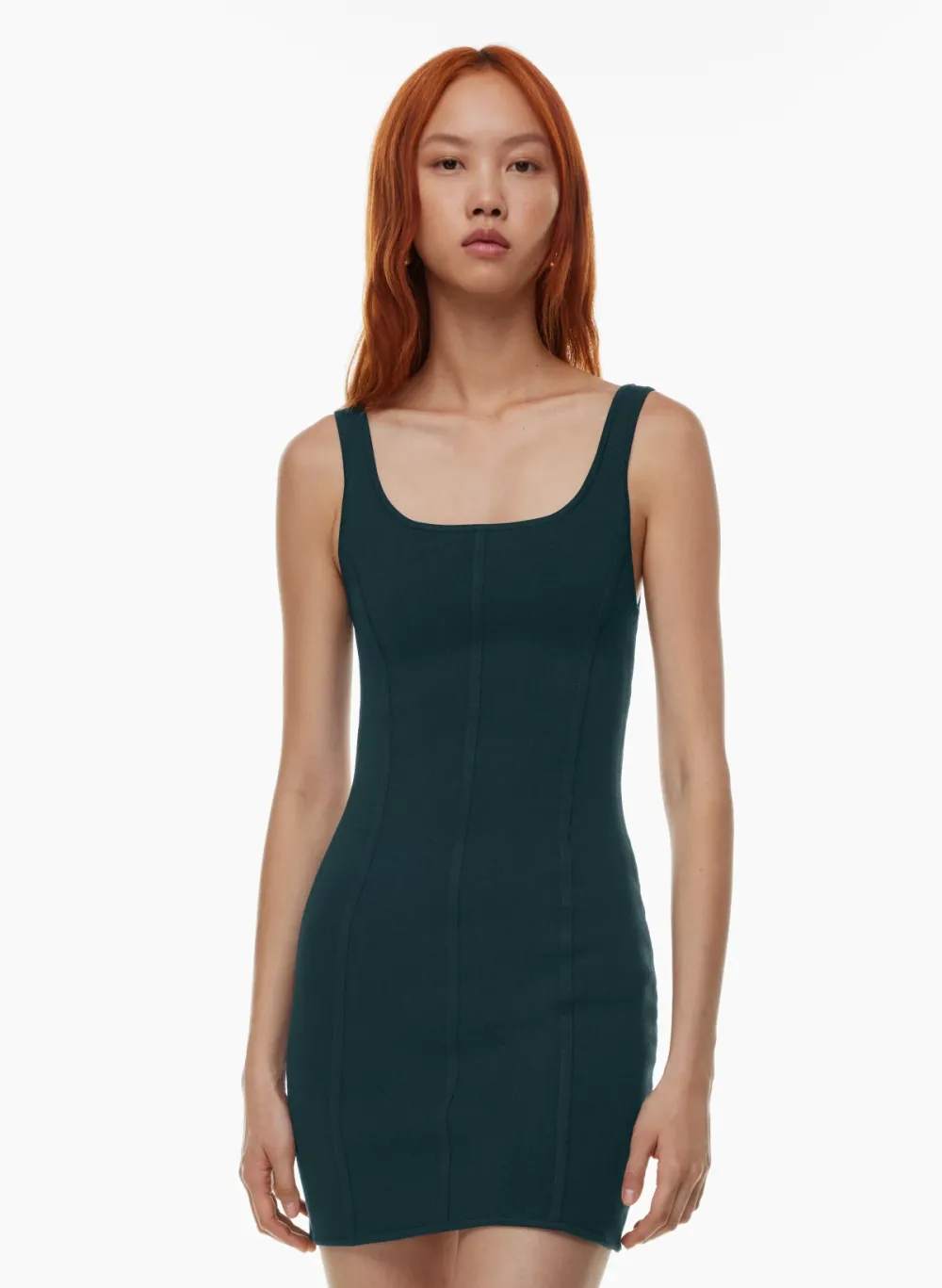 sculpt knit bustier dress