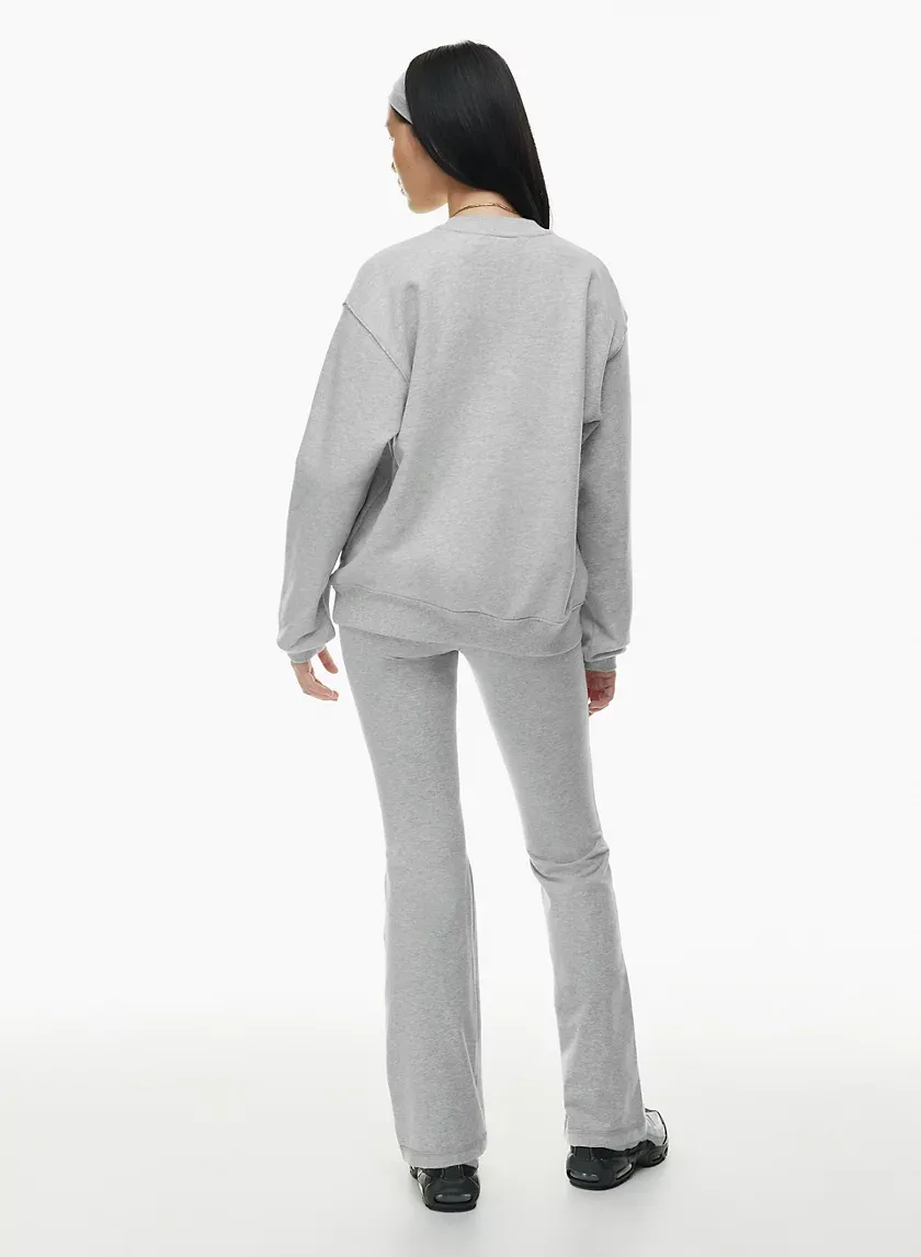 terry fleece perfect crew sweatshirt