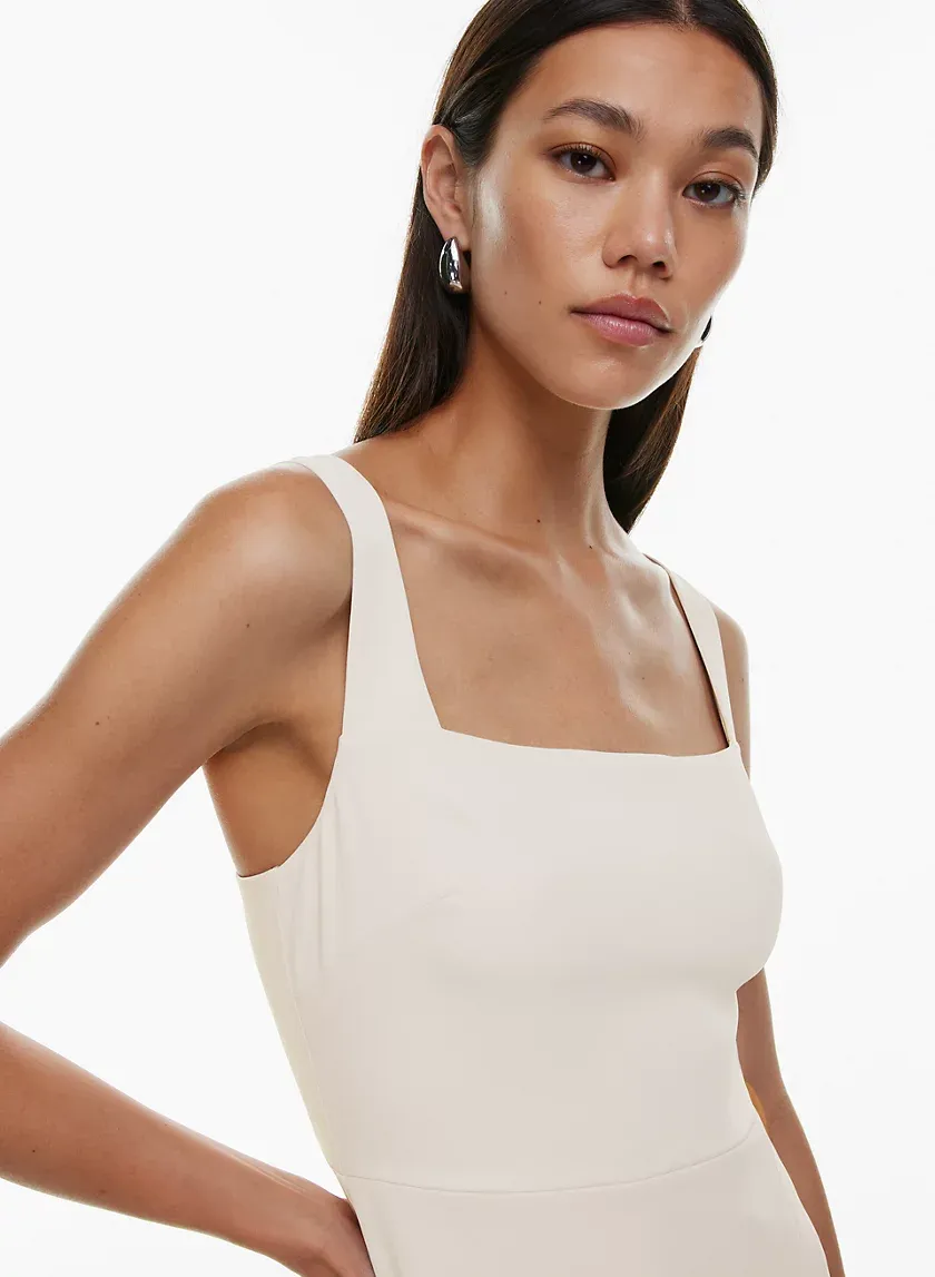 '90s slit midi dress