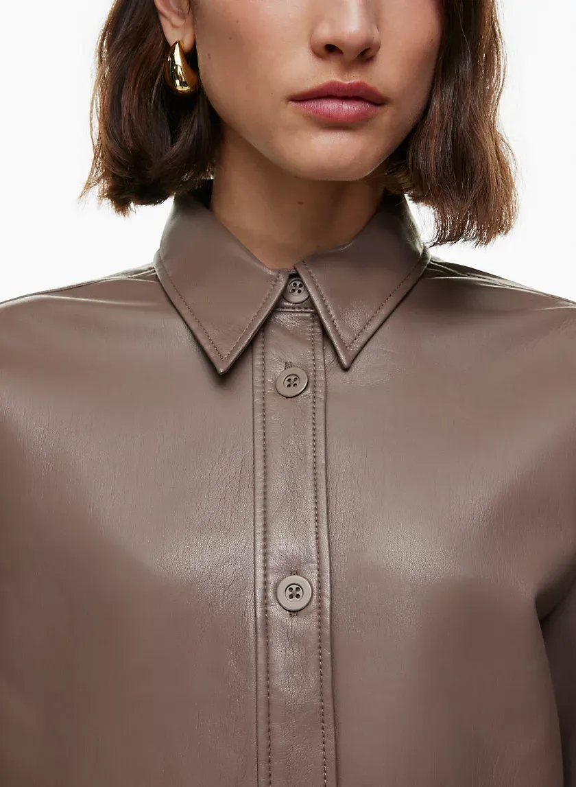 pelli hip shirt jacket