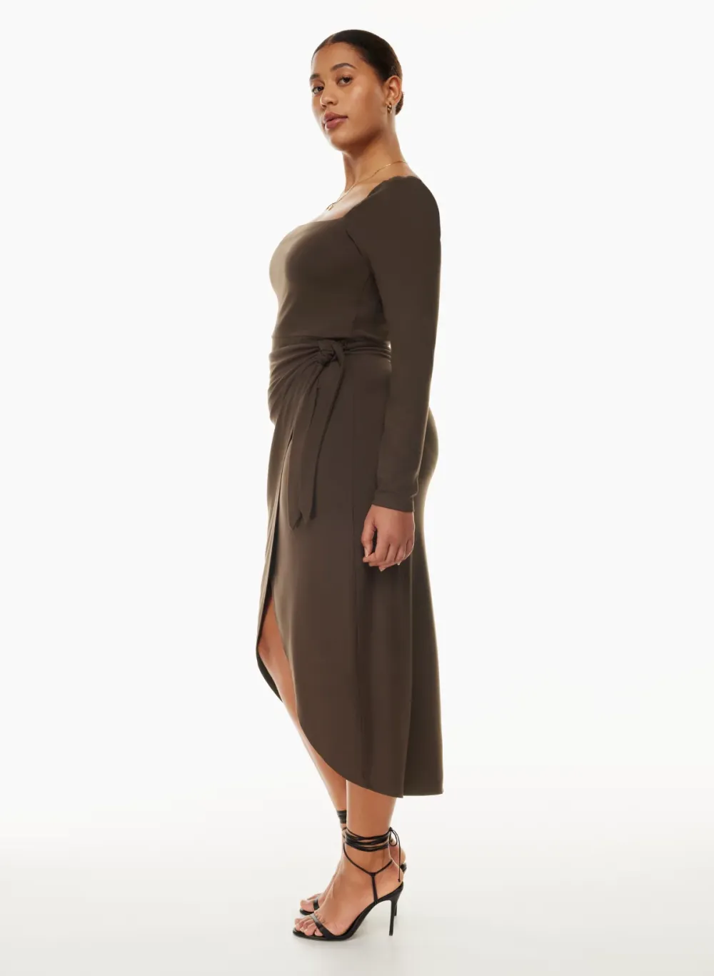 saturn longsleeve midi dress