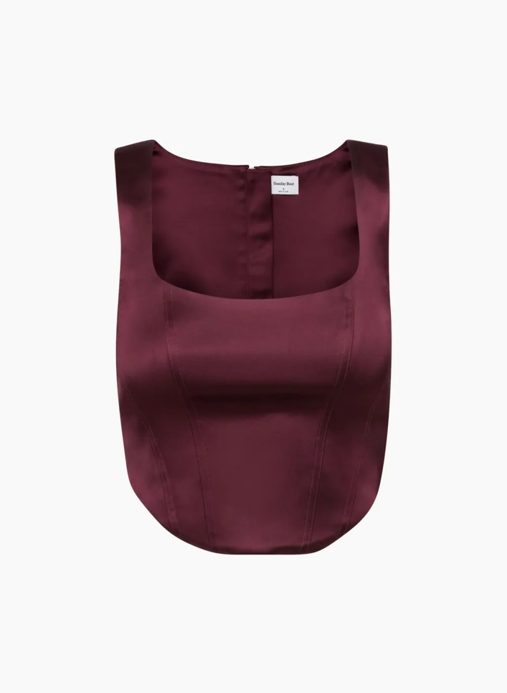 shiloh satin bustier