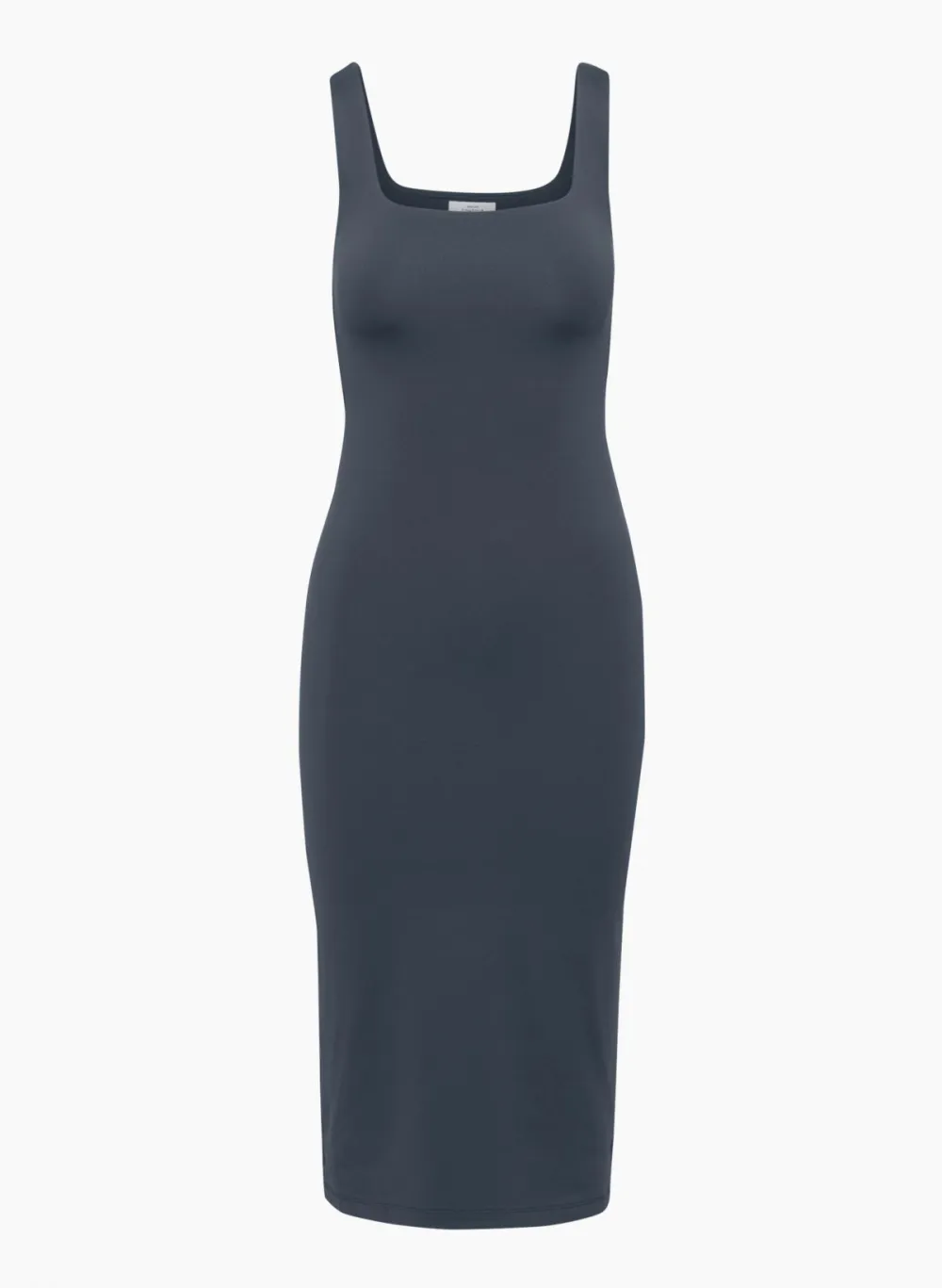 contour squareneck midi dress