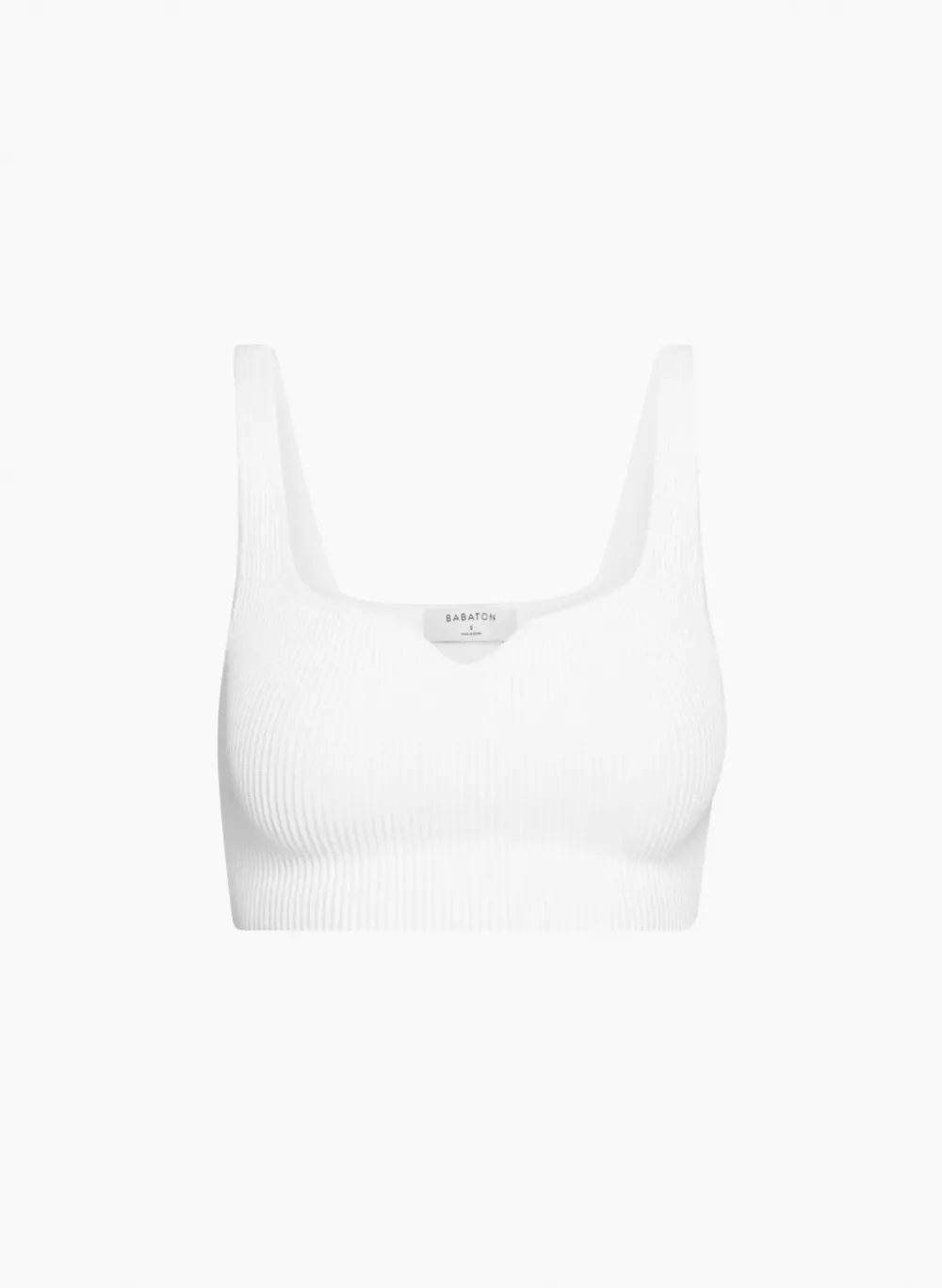 sculpt knit notch tank