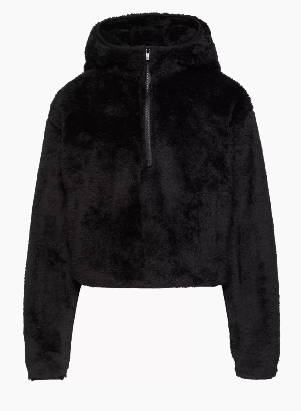 fuzzy zip hoodie