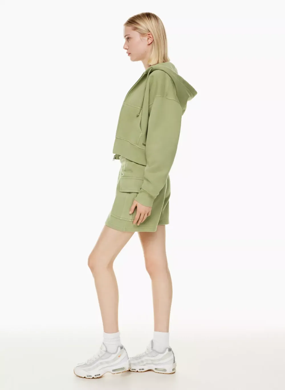 cozy fleece boyfriend boxy zip hoodie