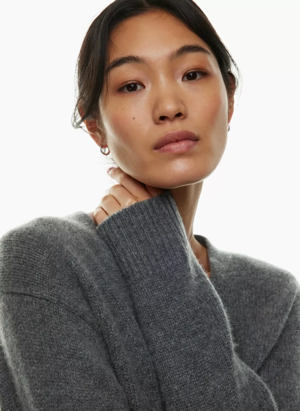 luxe cashmere parco sweater