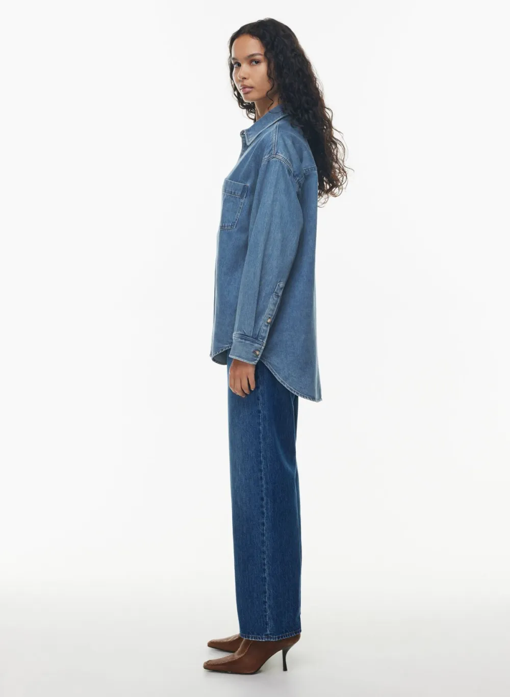 the '80s comfy denim shirt