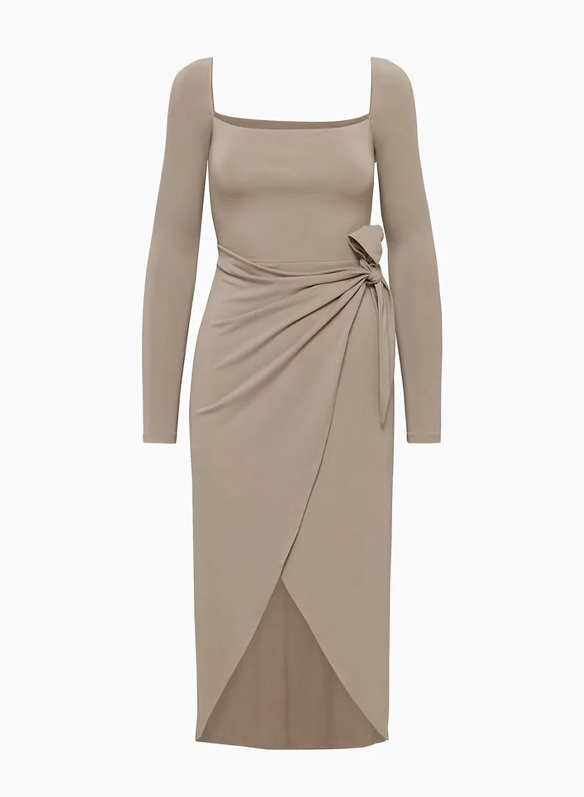 saturn longsleeve midi dress